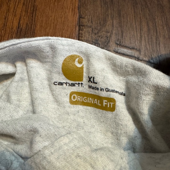 Carhartt Men's Light Gray Button Down Shirt - Picture 3 of 4